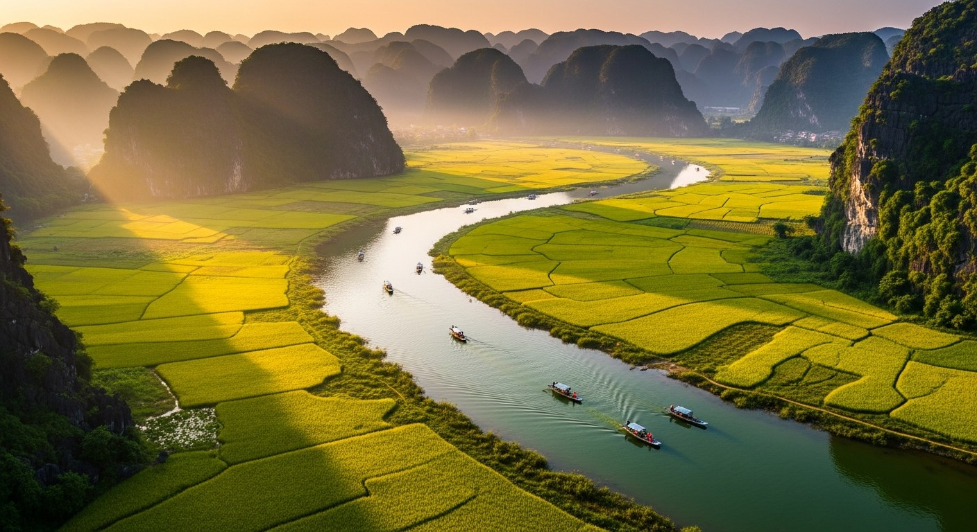 Tam Coc Boat Tours & Cycling